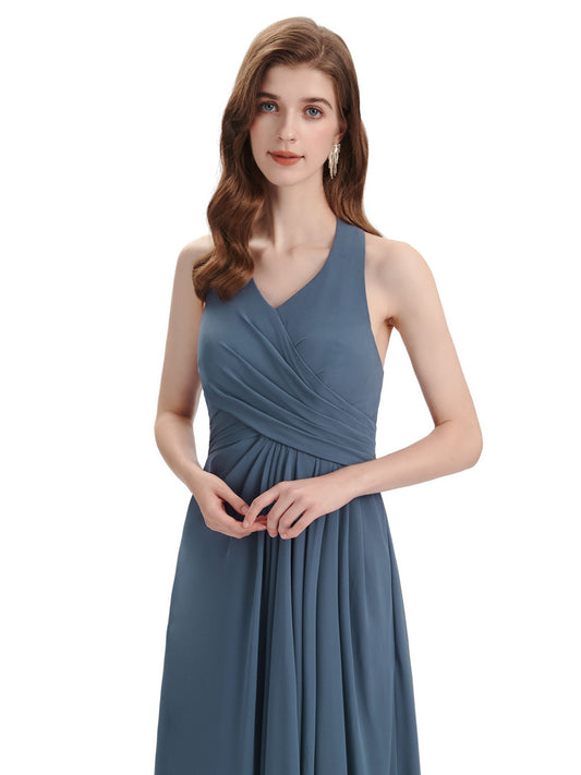 Floor Length Chiffon Dress