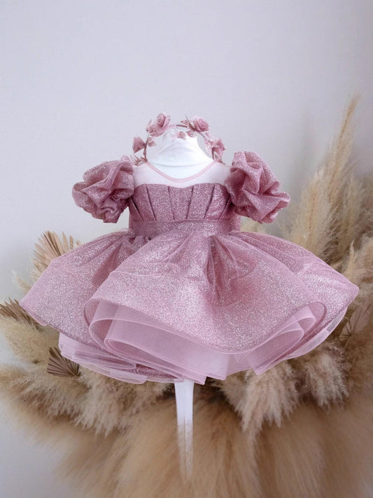 Jenny Puff Sleeve Lace Dress