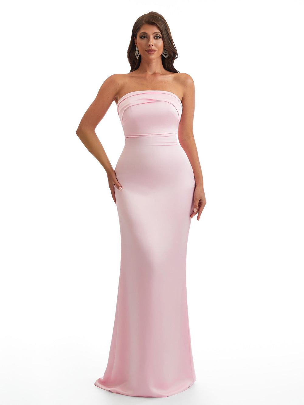 Arianne Bow Knot Satin Dress