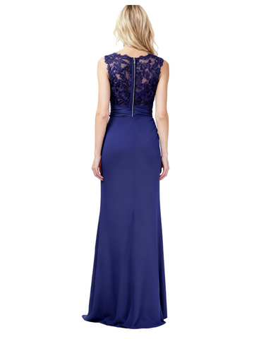 Plus Size V-Neck Chiffon Dress
