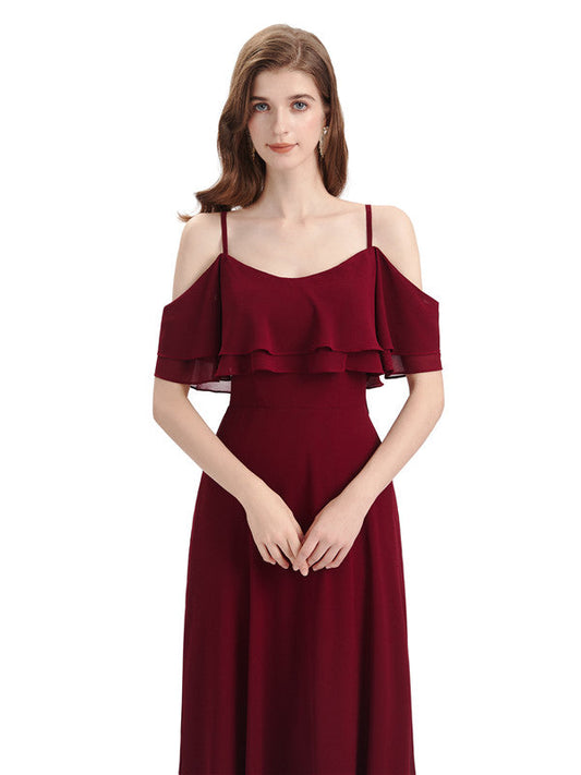 A-line Chiffon Dress