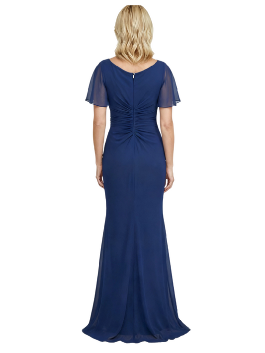 Boho Mermaid Side Slit Chiffon Dress