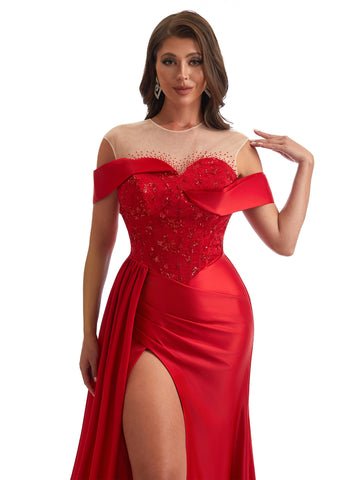 Country Illusion Satin Dress