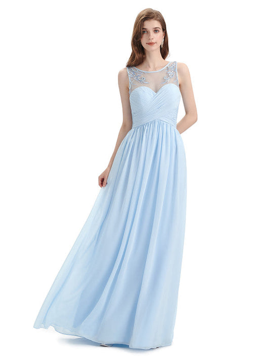 Sleeveless Chiffon Dress