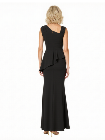Boho Mermaid Long Crepe Dress