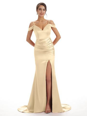 Winnie-Spring Mermaid Satin Dresses