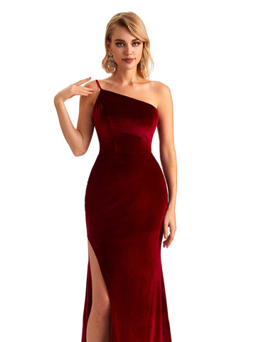 Formal Velvet Dress-Forest Green