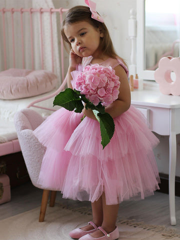 Astrid Off the Shoulder Tulle Dress