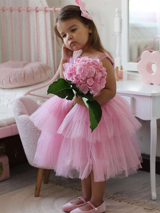 Astrid Off the Shoulder Tulle Dress