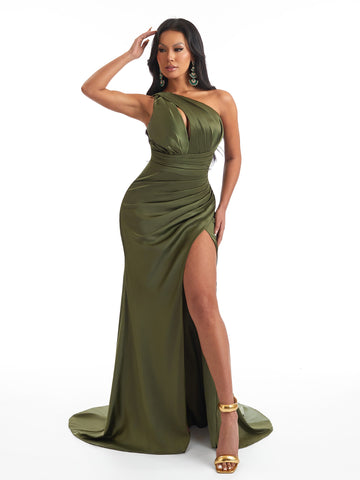 Lunirra Country Ruched Satin Dress