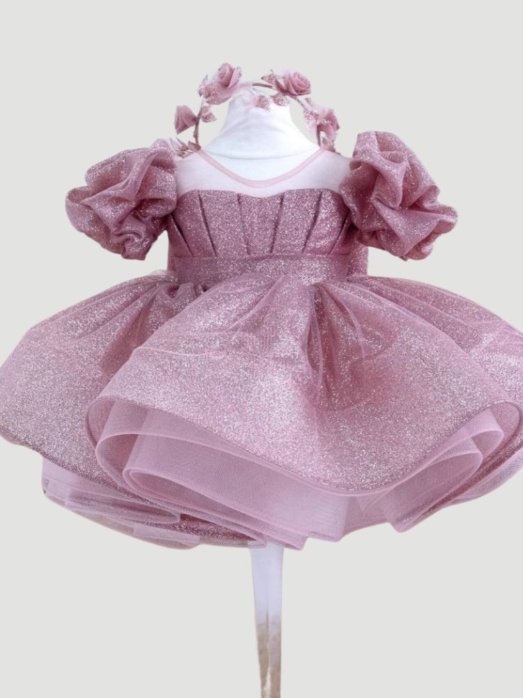 Jenny Puff Sleeve Lace Dress