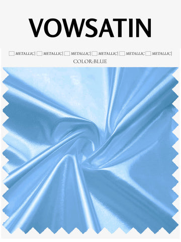 Blue-Metallic Stretch Shiny