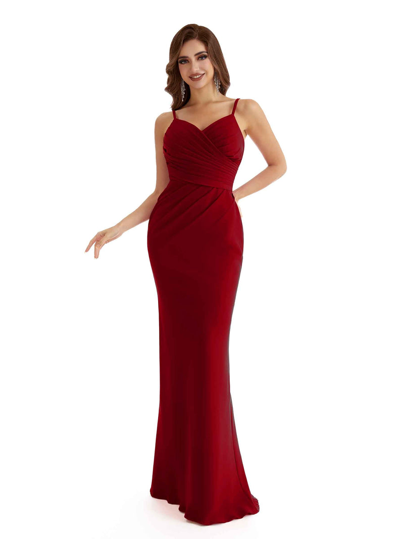 Crepe Bridesmaid Dresses | VowSatin