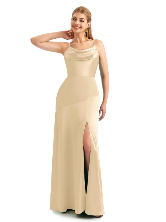 Galatea Spring Scoop Satin Dress
