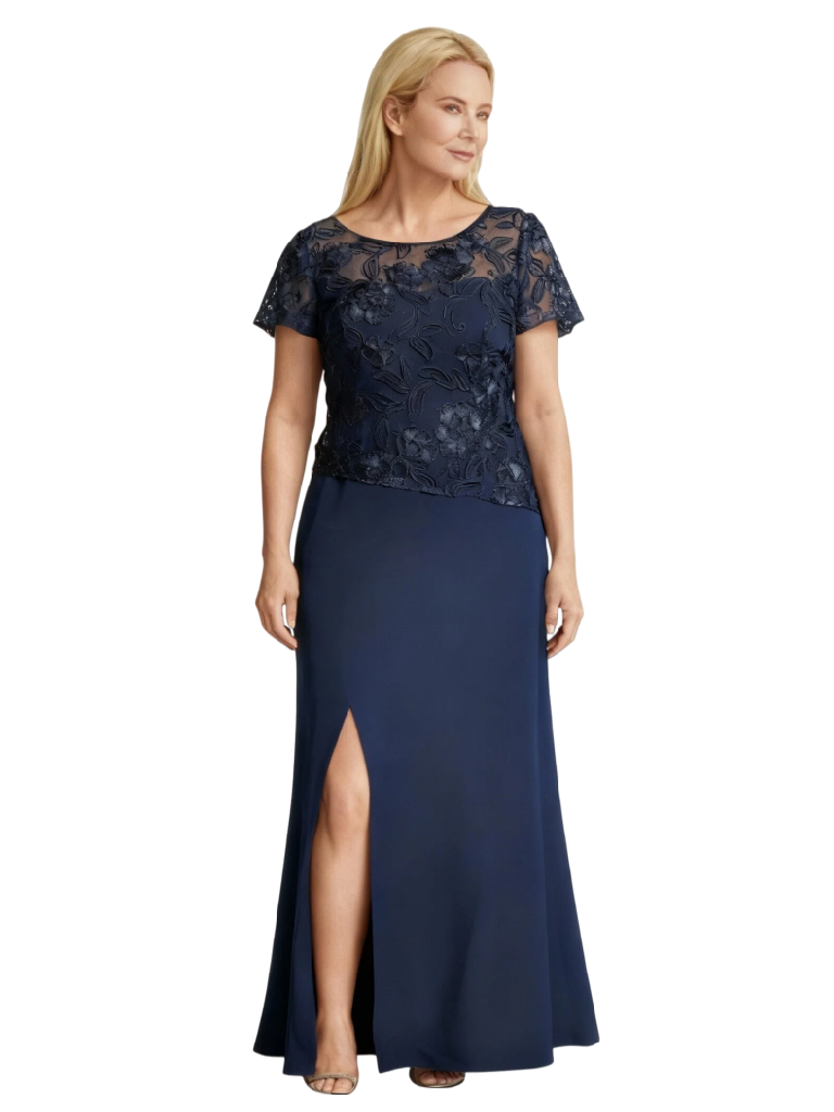 Hallie Boho Short Sleeves A-line Lace Dress