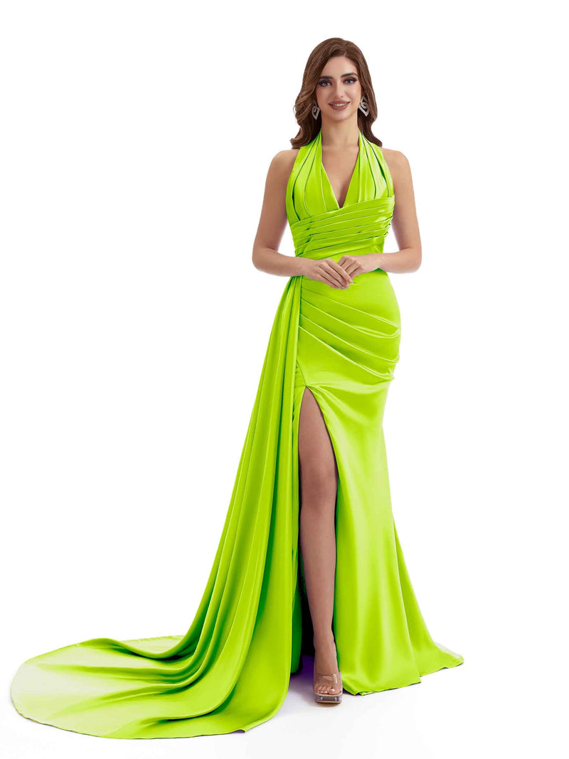 hot pink and lime green bridesmaid dresses Pink And Green Bridesmaid Dresses