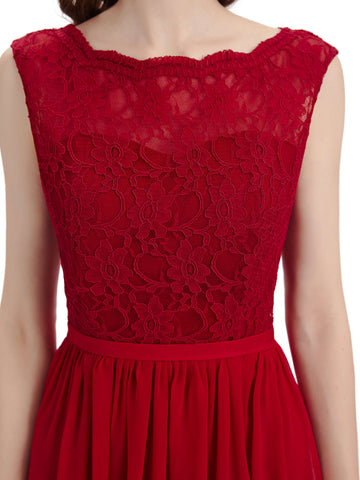 Floor-Length Chiffon Dress-Cocktail